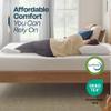 Linenspa 8 Inch Gel Memory Foam Mattress - Medium Feel - Twin - Cooling Gel view 2
