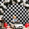 2 Pack Race Car Foil Fringe Curtains Streamers Party Decorations 3.3 x 8.2 ft, Tinsel Curtain Fringe Backdrop for Parties, Door Fringe Birthday Streamers, Barbie Backdrop Birthday Party Decorations view 4