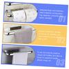 VICASKY Stainless Steel Paper Towel Mounted Holder with High Corrosion Resistance and Strong Bearing Capacity for Kitchen and Bathroom Stylish Design for Towels Plastic Wrap and Aprons view 2