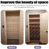 2-Pack Wire Shelf Cover-PVC Pantry-Closet Rack Liners | Waterproof, No-Tool Installation for Kitchen Closet Bathroom Office Metal Shelving(50x10x5cm/20x4x2in) view 3