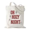 Aesthetic Christmas Tote Bag for Women Friends Canvas Tote Bags for Vacation Shopping Work Gym Christmas Birthday Gifts for Womens Aunt Mom - Oh Holy Night Totes view 1
