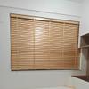 2 Inch Faux Wood Blind Size Wide 30" 35" 40" 42" 46" 48'' 52" 55" 62" 70" 72" Window Blinds for Interior Windows, Cordless Blinds & Shades, Wooden Blind for Bedroom, Bathroom, Living Room(Beige) view 3