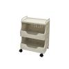 Storage rack Snack Trolley Storage Shelves, Living Room Dormitory Gap Multi-Layer Floor-Standing rack Mobile Garage Shelving, Pantry Shelves(56cm/22in) view 1