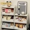 Storage rack Snack Trolley Storage Shelves, Living Room Dormitory Gap Multi-Layer Floor-Standing rack Mobile Garage Shelving, Pantry Shelves(56cm/22in) view 2