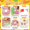 10 Pcs Diamond Art Magnets for Fridge, Foodie Hamburger Diamond Painting Magnet Kits for Adults Home DIY Craft Decor view 4