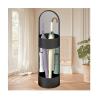 YFAURNDE Umbrella storage rack, umbrella stand, bucket, home door placement bucket, stable and durable, convenient and quick drying(Black) view 1