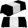 Customized Table Runner with Pictures Add Your Own Business Logo Personalized with Any Text Name Table Banner for Events, Birthday, Wedding, Gray, 13"x72" view 3