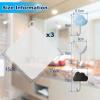 Beautyflier 3 Pcs Shower Drain Cover and 3 Pcs Hooks, Silicone Floor Drain Cover to Keep Bugs Out, Rubber Floor Drain Smell Stopper for Washbasin, Bathroom, and Kitchen Sink view 2