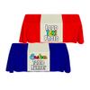 Customized Table Runner with Pictures Add Your Own Business Logo Personalized with Any Text Name Table Banner for Events, Birthday, Wedding, Beige, 24"x72" view 1
