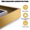 7 Pcs Adjustable Height Room Divider - Iron Privacy Screens for Bed, Living Room, and Office Use |(Gold,125cm) view 4