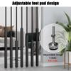 7 Pcs Adjustable Height Room Divider - Iron Privacy Screens for Bed, Living Room, and Office Use |(White,215cm) view 3