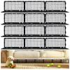 Furniture Underneath Stoppers, 12 Pcs Under Couch Blockers, Bed Plastic Under Blockers, Spliced Barriers to Stop Small Items Or Pets Going Under Sofa, Couch Gap Protectors view 1