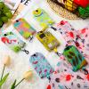 Tanlade 68 Pcs Reusable Floral Grocery Bags Foldable Tote Bags view 3