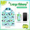 Tanlade 68 Pcs Reusable Floral Grocery Bags Foldable Tote Bags view 4