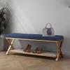 Shoe Bench Storage - Entry Bench Seat for Hallway, Front Door, Living Room, Mudroom - Sturdy Iron Frame view 4