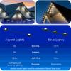 Enbrighten Accent Permanent Outdoor Lights, 50ft, 12 Lights, Smart view 2