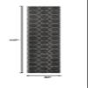 Rugs.com - Lattice Frieze Rug 16 Ft Runner Dark Gray Easy-Clean Runner Rug, Ideal for Hallways, Entryways, and High-Traffic Areas view 2