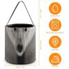 FCTVSKLN Halloween Bucket with Handles, Trick Or Treat Bags, Candy Tote Bag, Gift Baskets Polar Bear view 2