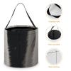 FCTVSKLN Halloween Bucket with Handles, Trick Or Treat Bags, Candy Tote Bag, Gift Baskets Polar Bear view 4