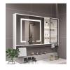 YPIOUREN Bathroom Mirror Cabinet Wall MountedBathroom Wall Cabinet Medicine Cabinet,Mirrored Bathroom Wall CabinetContemporary Suspended Bathroom Vanitiesfor Bathroom Laundry(Right,80cm/31.4in) view 1