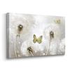 BJYCHG Dandelion Canvas Wall Art Rustic Dandelion Butterfly Paintings Vintage Farmhouse Floral Pictures Abstract Wish Flower Poster Prints for Bathroom Framed (Yellow, 28L x 42W) view 1