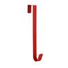 Aeranto Wreath Hanger for Front Door, Slim Over The Door Hook, Easy to Use and Reusable Holiday Wreath Holder for Christmas, Thanksgiving, Halloween and Daily Dcor (12 Red, 1) view 1