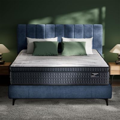 SURLUNKEYS Queen Mattress Medium Plush, 14 Inch Memory Foam Hybrid Mattress