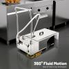 LIWBYYG 55L/14.5 Gal Fryer Filter Cart, 110V Stainless Steel Cooking Oil Filter Machine 370W Mobile Fryer Filter Machine Commercial Oil Filler Cart Truck for Restaurant Burger Stores view 4