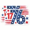 1776 Magnets - Patriotic - Independence Day - USA Pride - 2 Pack 5" Wide Design - Sticks to Fridges, Lockers, Toolboxes & More - Made in USA - AQM3379 view 1