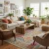 Rugs.com - Santiago Rug 10' x 13' 1 Multi Easy-Clean Rug Ideal for Living Rooms, Dining Rooms, and Large Open Spaces view 1
