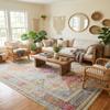 Rugs.com - Santiago Rug 10' x 13' 1 Multi Easy-Clean Rug Ideal for Living Rooms, Dining Rooms, and Large Open Spaces view 3