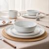 Famiware Milkyway 24-Piece Dinnerware Set with Mugs, White view 3
