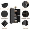 ChooChoo Bathroom Floor Cabinet with Adjustable Shelves view 4