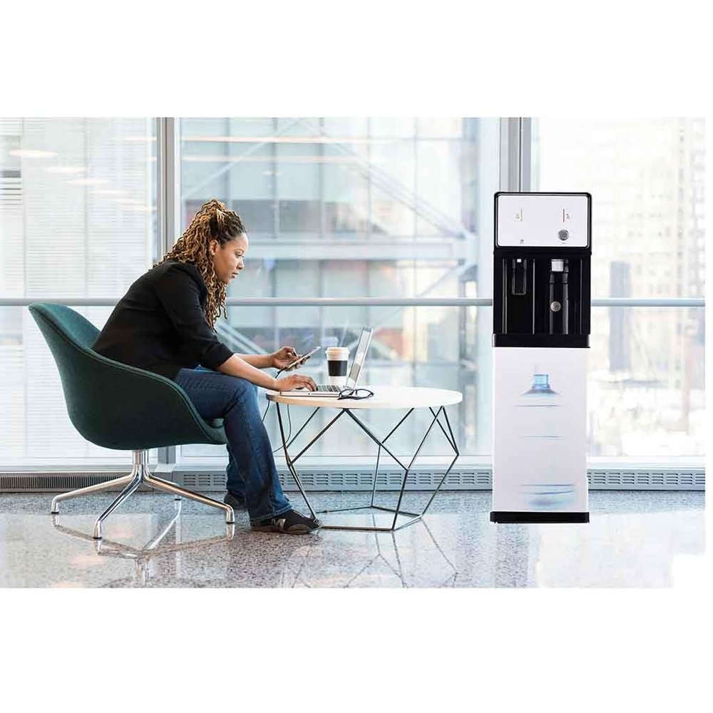 Bottom Loading Water Cooler Dispenser, Hot & Cold Freestanding Water Cooler Holds, for Home/Office/School