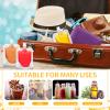 Seeloowy 100 Pcs Plastic Pouches Bulk Clear Juice Bags Squeeze Pouches Plastic Leak Proof Bags with Funnel for Party Favors (1 oz) view 4