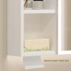 LED Medicine Cabinet bathroom with Lights,Smart Aluminum Storage Wall Cabinet with anti fog mirror,360 LED Lighted Vanity Mirror with Makeup organizer,Paper holder(White,50*13*68cm/19.7*5.1*26.8in) view 4