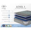 13 Inch Plush Hybrid Mattress Advanced Cooling Technology 700 Individually Wrapped Coils Reinforced Edge Support Pressure Relief Comfort Design (CALI King) view 2