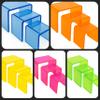 Tiered Acrylic Display Risers 3pc Set (3", 4", 5") Cube Stands for Crafts, Collectibles & Decor (Neon Orange) view 4
