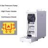 1450W Automatic Milk Frother, Commercial Stainless Steel Coffee Frothing Machine with Memory Function, 40C-90C/104 F-194F/, for Milk, Bubble Tea, Milk Tea view 2