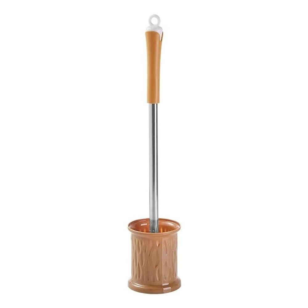 hezhuhe2258 Toilet Brush Silicone Toilet Brush No Dead Angle Toilet Cleaning Household Bathroom Multi-Purpose Cleaning Kit(Yellow)