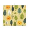 Drying Mat for Kitchen VVXBHGR Funny Little Grass Prints Ultra Absorbent, Reversible, and Stylish Kitchen Countertop Mat view 1