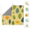 Drying Mat for Kitchen VVXBHGR Funny Little Grass Prints Ultra Absorbent, Reversible, and Stylish Kitchen Countertop Mat view 2