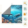Drying Mat for Kitchen VVXBHGR Whales Under The sea Prints Ultra Absorbent, Reversible, and Stylish Kitchen Countertop Mat view 2