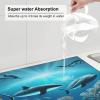 Drying Mat for Kitchen VVXBHGR Whales Under The sea Prints Ultra Absorbent, Reversible, and Stylish Kitchen Countertop Mat view 3