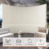 Portable Room Divider Wall, Foldable Room Partition, Adjustable Paper Privacy Screen, Folding Wall Dividers for Room Separation, Decorative Privacy Divider for Home Office Nursery Studio Exhibition view 2