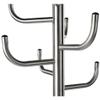 SLMslmsh-5188 Standing Coat Stand Coat Racks with 8 Hooks and Weighted Base Stainless Steel Hanger Stand for Coats, Scarves, Handbags Coat Rack view 2