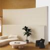 Portable Room Divider Wall, Foldable Room Partition, Adjustable Paper Privacy Screen, Folding Wall Dividers for Room Separation, Decorative Privacy Divider for Home Office Nursery Studio Exhibition view 1