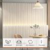 Portable Room Divider Wall, Foldable Room Partition, Adjustable Paper Privacy Screen, Folding Wall Dividers for Room Separation, Decorative Privacy Divider for Home Office Nursery Studio Exhibition view 2