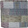 Arprani Indian Patchwork Kantha Quilt Throw Handmade Silk Sari patola Blankets Queen Size for Summer Lightweight Boho Silk Blanket King Size Bedding Set view 3