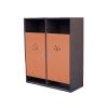 CFGH6FDF Outdoor Outdoor Double Box Rubbish Bin Metal Garbage Can for Hotel Lobby Street Public Places Outside Bin view 1
